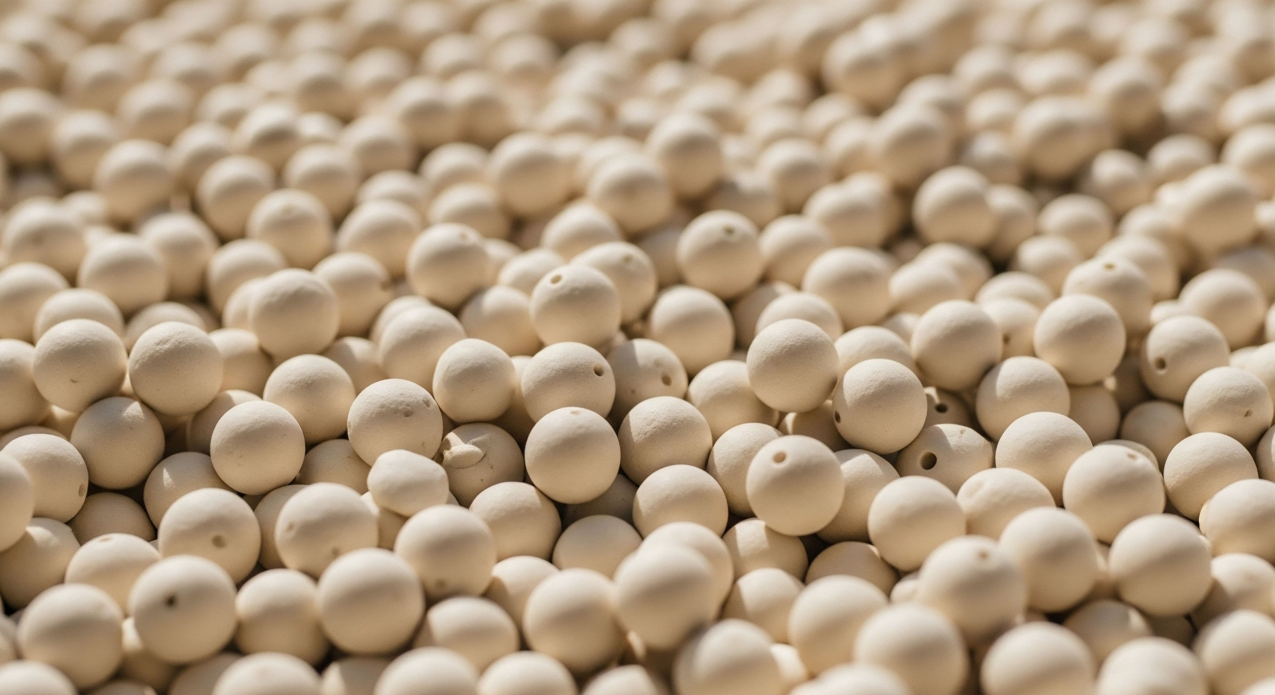 Numerous uniform, off-white spherical granules, some perforated. These symbolize foundational molecular structures critical for hormone optimization, metabolic health, cellular function, peptide therapy, TRT protocols, clinical evidence, patient journey, and personalized medicine
