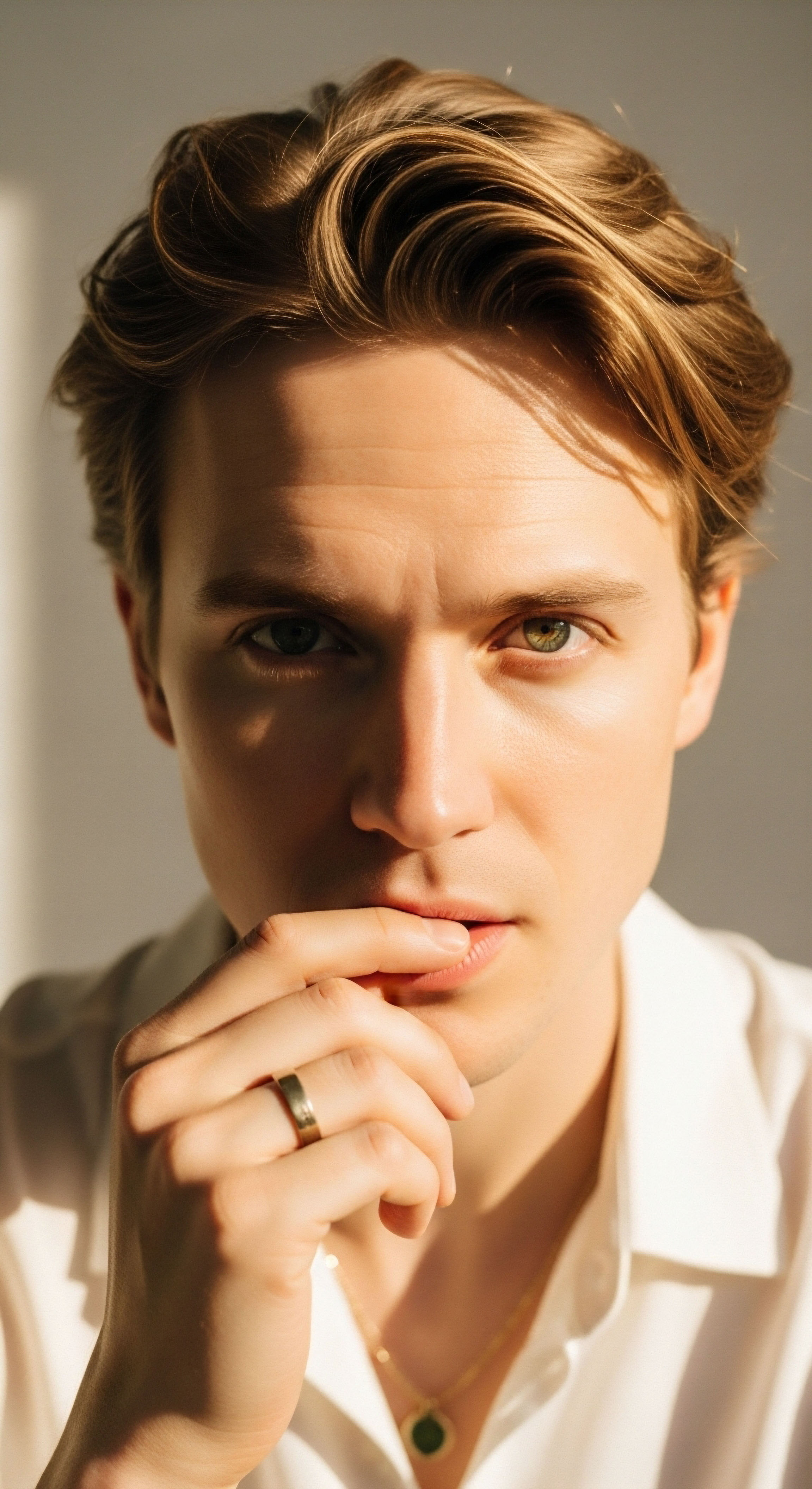 Contemplative male, during a patient consultation, represents the patient journey for hormone optimization. His focus suggests pursuit of metabolic health and optimal cellular function via precision medicine and peptide therapy in clinical wellness