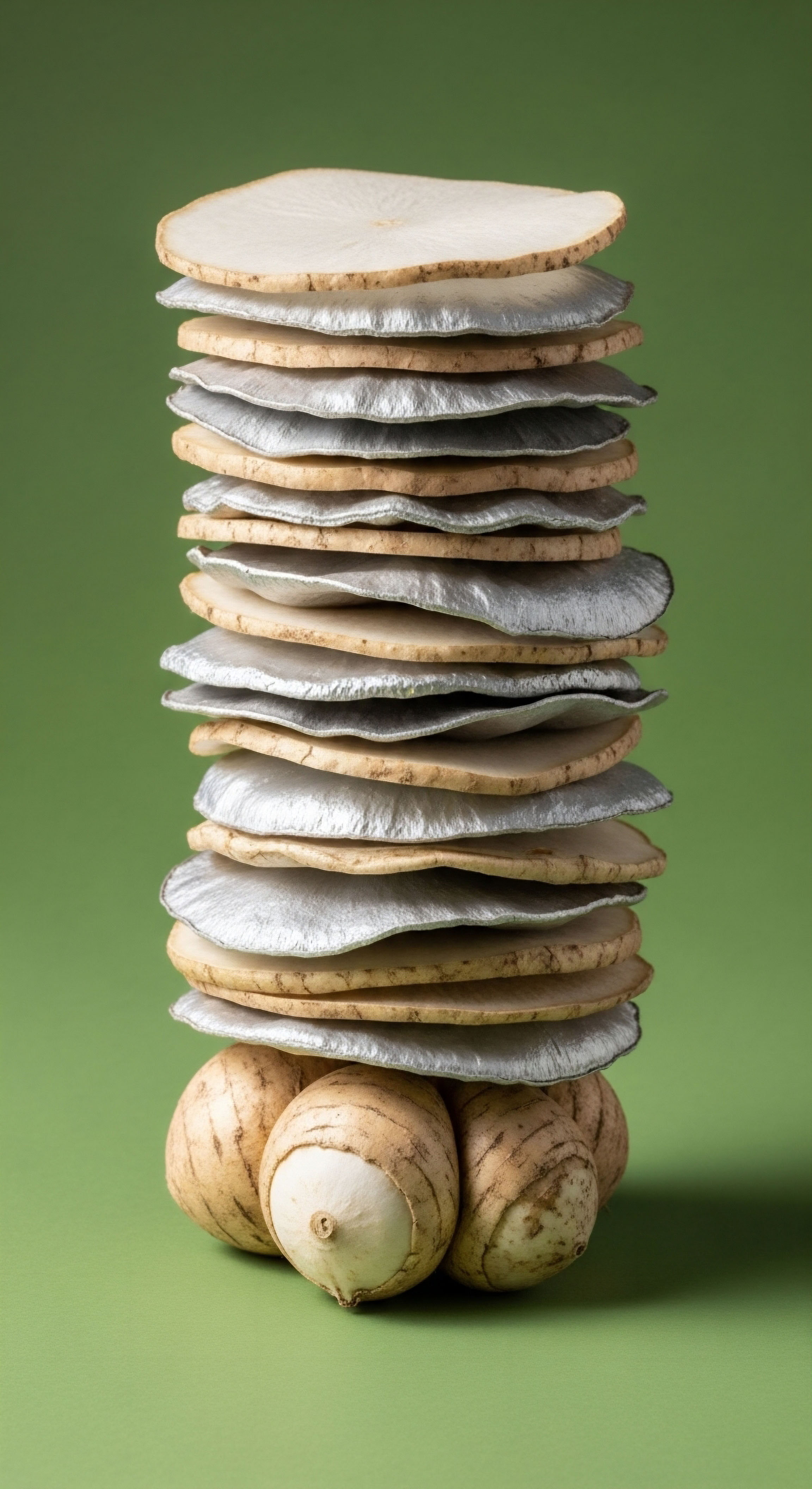 A stable stack of alternating pale organic slices and silvery, undulating layers rests on foundational root-like forms. This signifies the intricate Hormone Replacement Therapy journey, illustrating endocrine system regulation and hormonal homeostasis