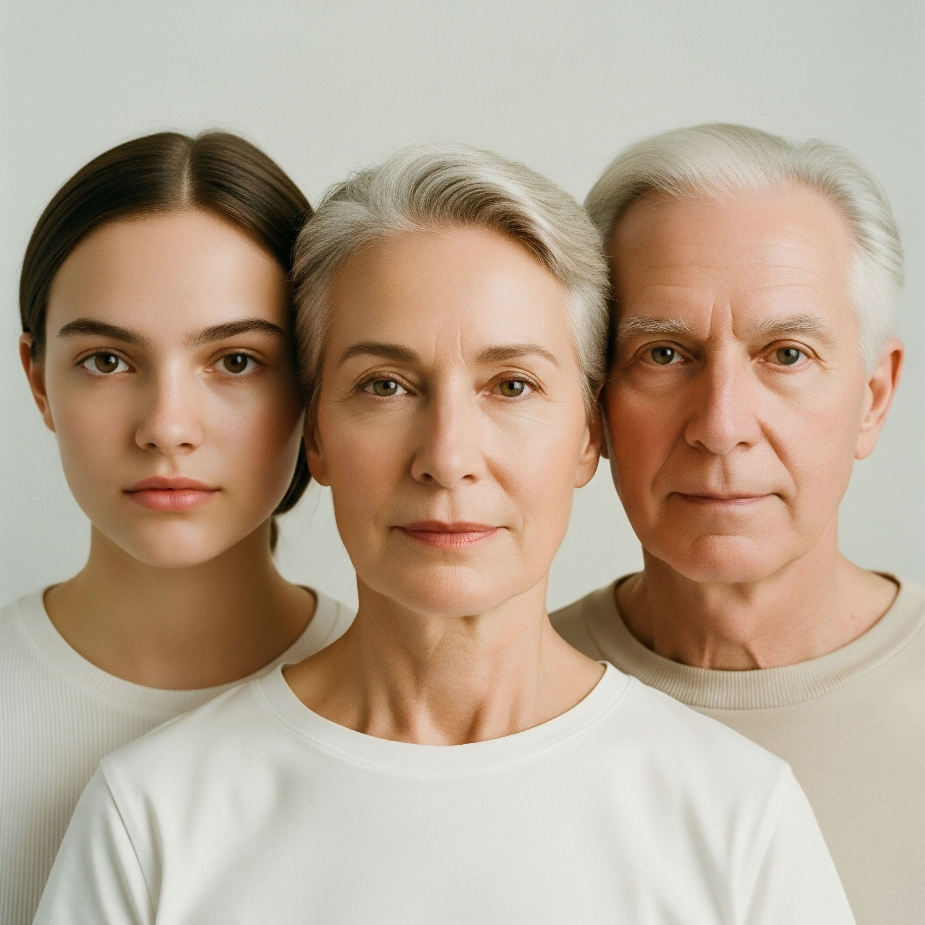 Three individuals, spanning generations, embody the patient journey in hormone optimization. This visual emphasizes metabolic health, cellular function, clinical protocols, endocrine balance, and personalized longevity