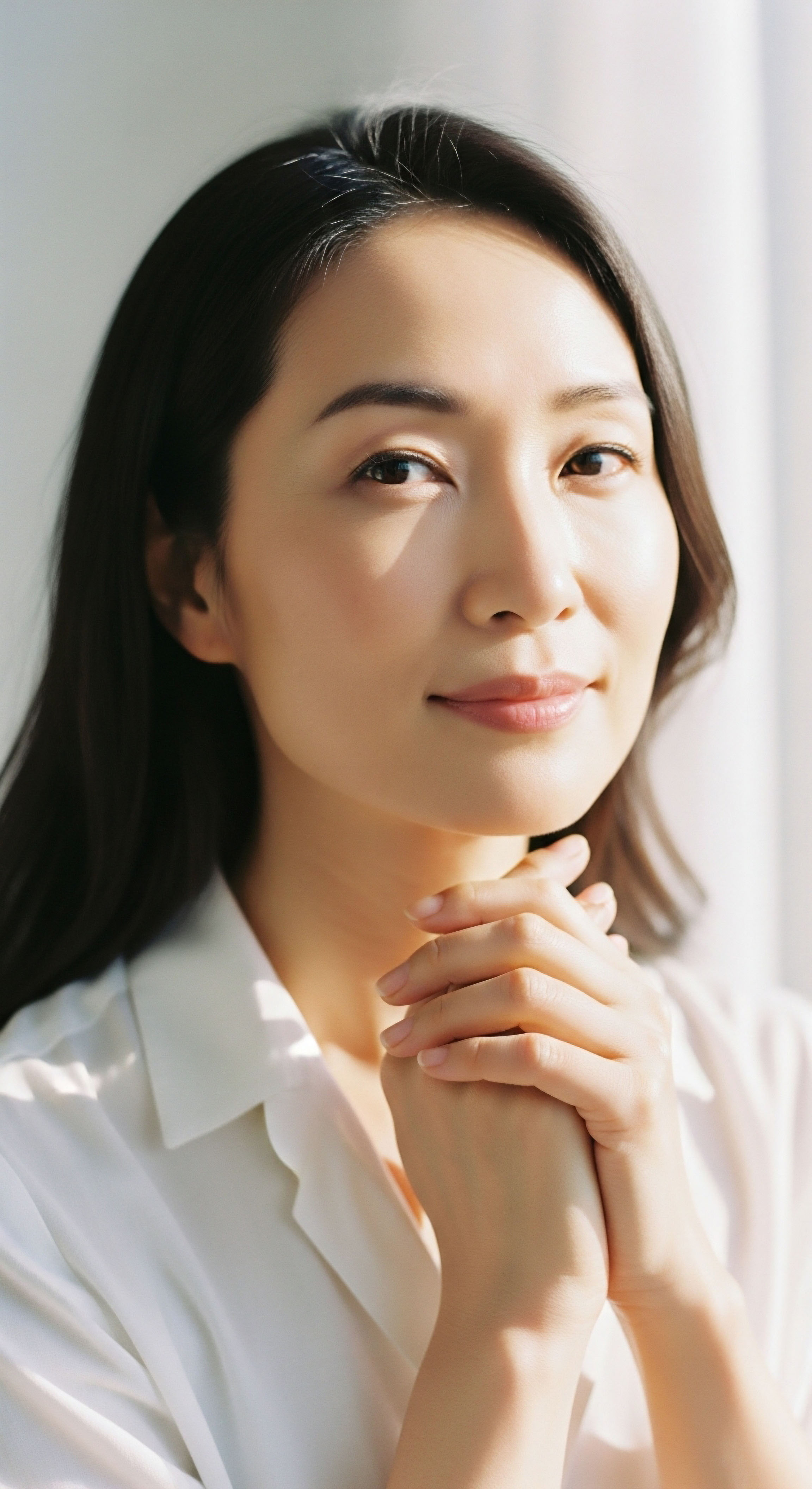 A serene woman signifies successful endocrine optimization and metabolic health from a personalized clinical protocol. Her reflective demeanor highlights patient commitment to wellness, emphasizing enhanced cellular function and overall physiological well-being through advanced peptide regimens