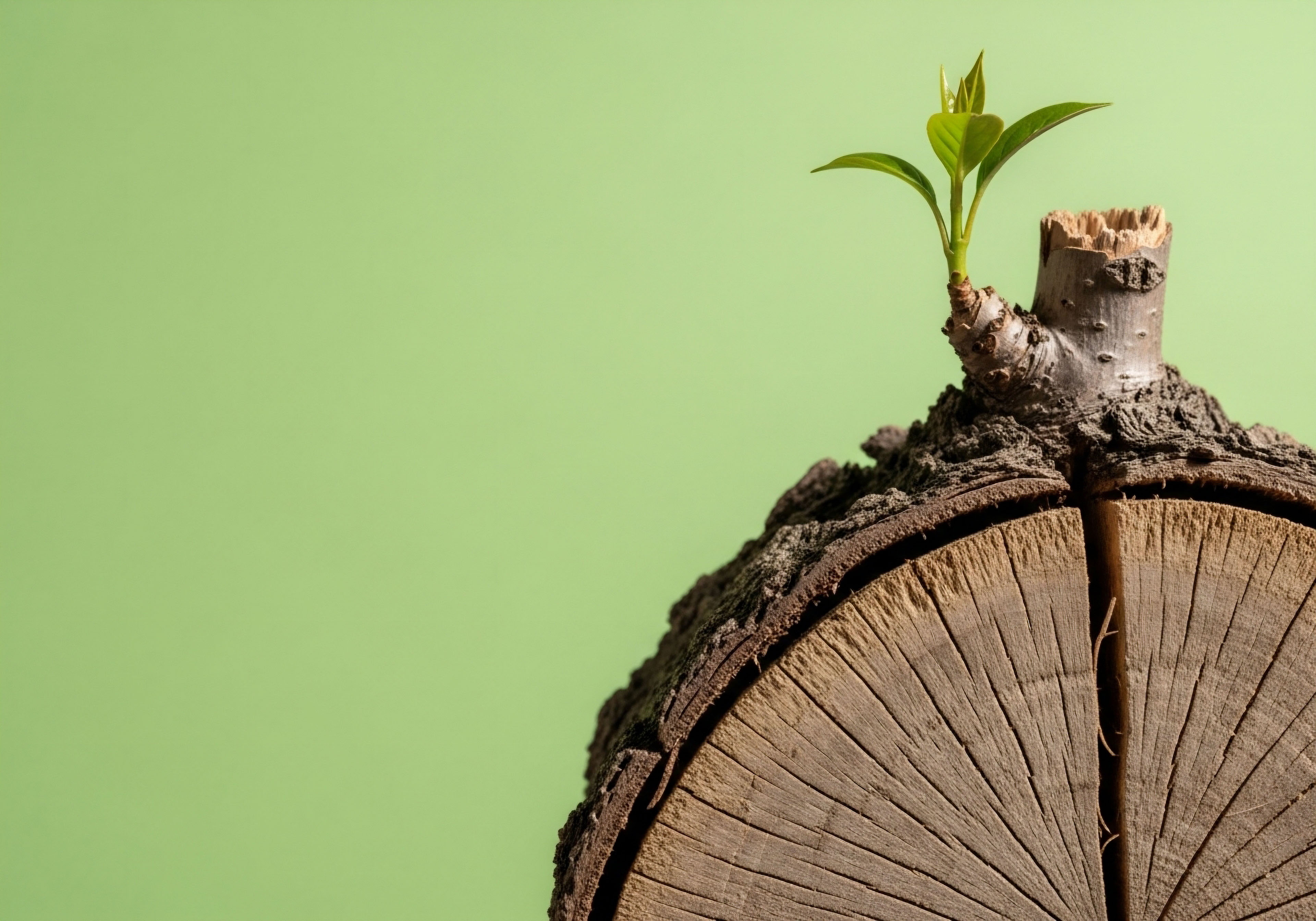 Fresh sprout on tree trunk symbolizes physiological restoration and cellular function renewal. Represents successful hormone optimization, fostering metabolic health and endocrine balance, showcasing clinical wellness and therapeutic efficacy in patient journey.
