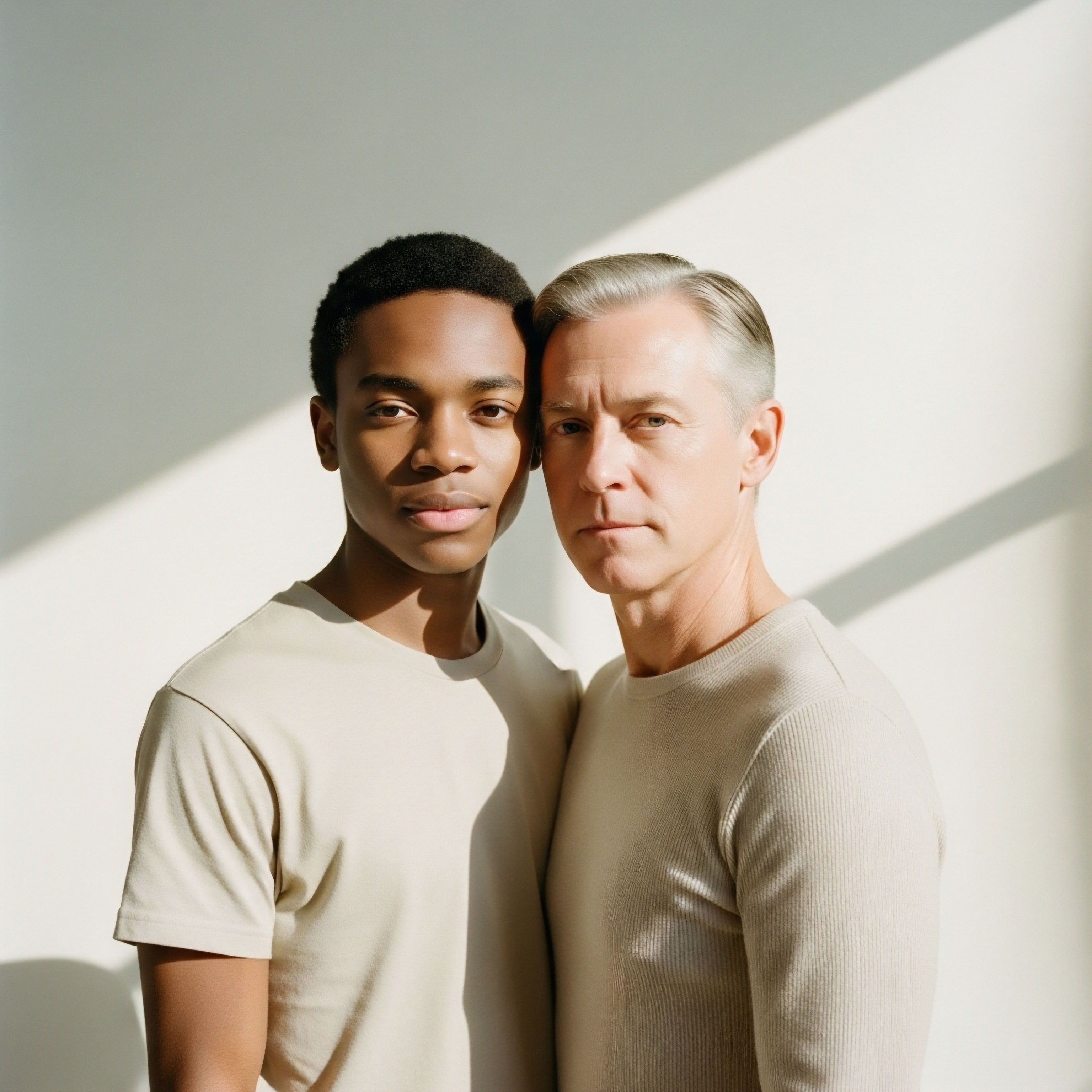 Two men, distinct ages, symbolize a patient journey in hormone optimization. Their vitality reflects metabolic health and cellular function achieved through personalized treatment or peptide therapy under clinical wellness endocrinology