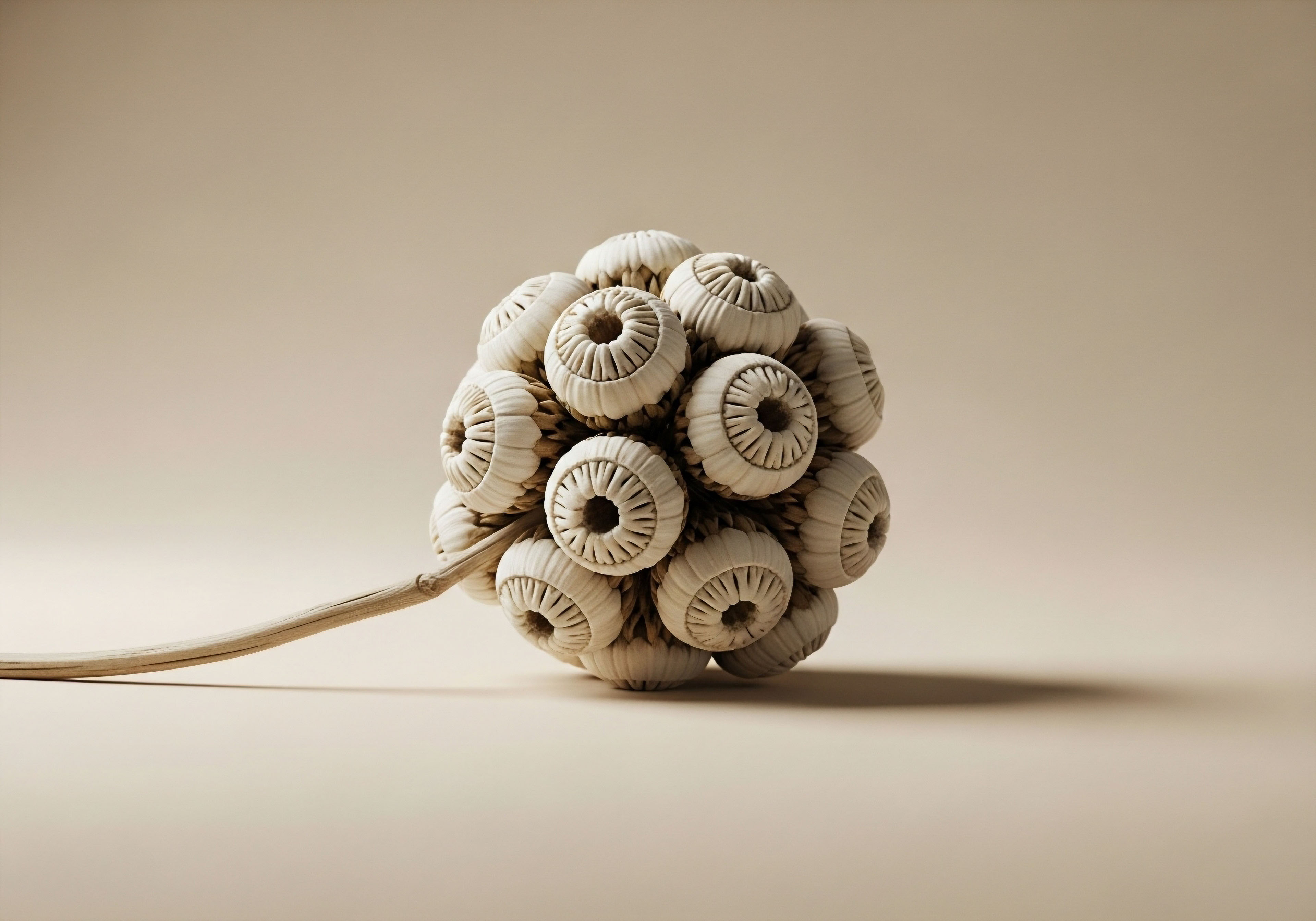 A spherical botanical structure, with textured segments, symbolizes the intricate endocrine system. It represents precise Hormone Replacement Therapy for hormone optimization, achieving homeostasis by resolving hormonal imbalance