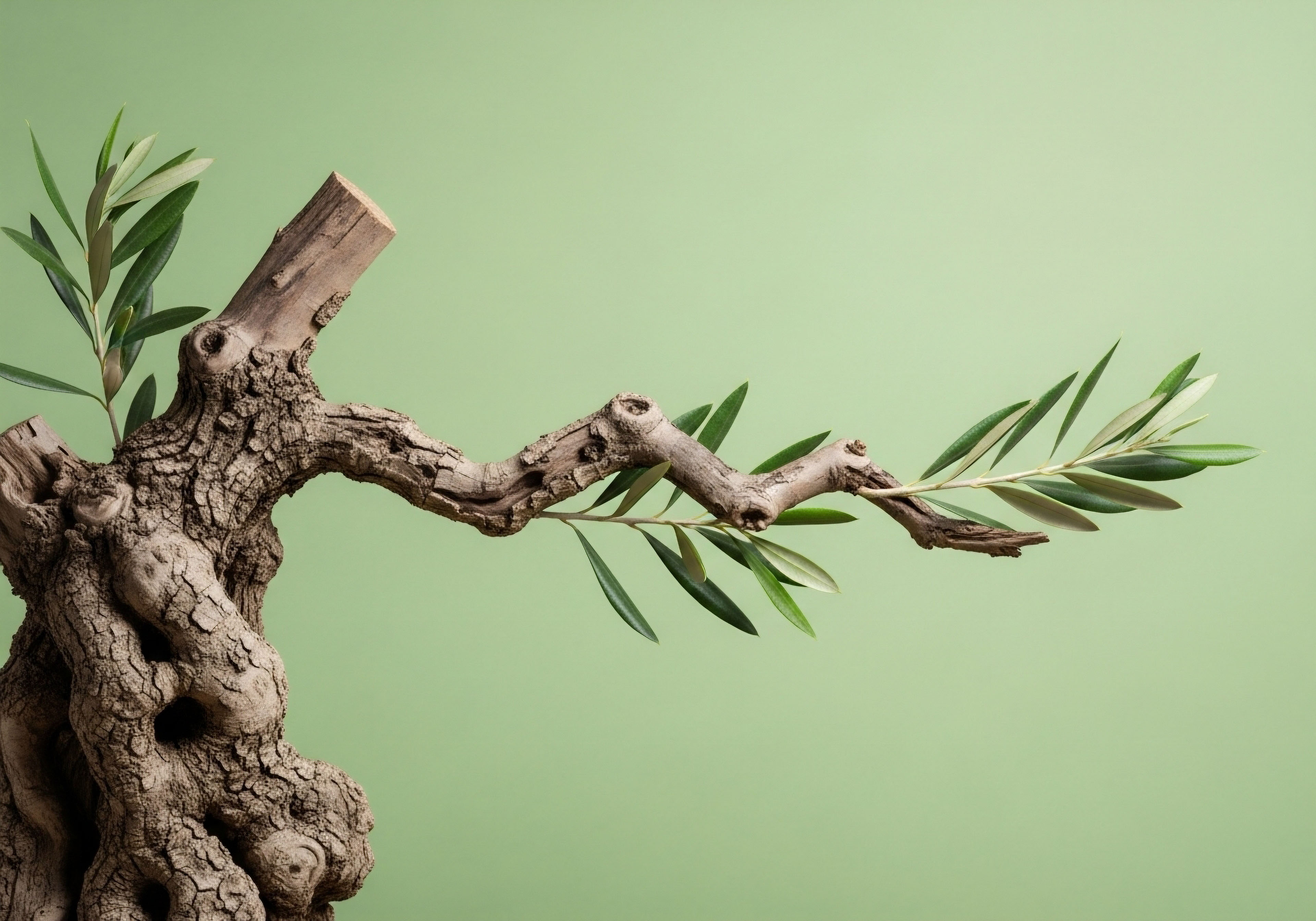 An ancient olive trunk with a visible cut, from which a vibrant new branch sprouts. This symbolizes the journey from age-related hormonal decline or hypogonadism to reclaimed vitality through Hormone Replacement Therapy HRT, demonstrating successful hormone optimization and re-establishing biochemical balance for enhanced metabolic health and longevity