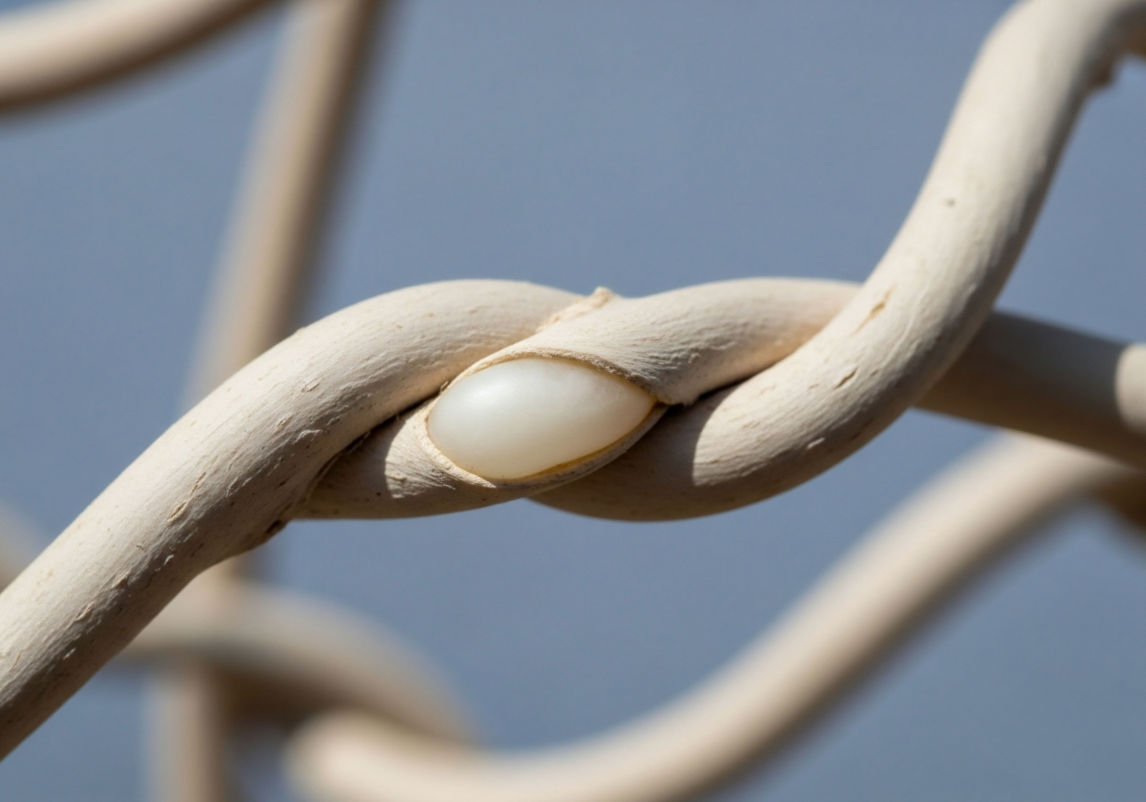 Intertwined off-white structures delicately cradle a smooth, translucent white bead, symbolizing precise bioidentical hormone delivery. This represents targeted endocrine regulation for systemic homeostasis, crucial in managing hypogonadism, optimizing metabolic health, and supporting cellular repair for Testosterone, Estrogen, and Progesterone balance