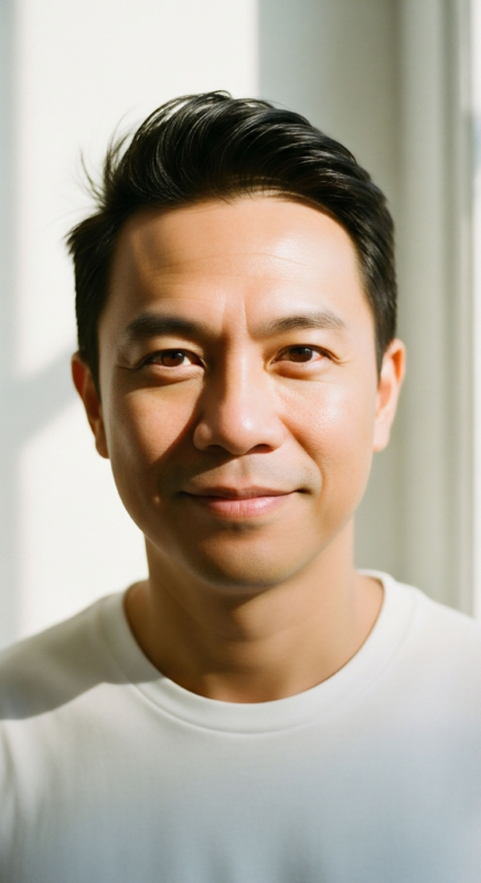 A male face conveys positive patient outcomes from hormone optimization. His robust appearance indicates successful clinical protocol adherence for metabolic health, cellular function, and endocrine balance, reflecting optimal well-being through personalized care focused on health longevity.
