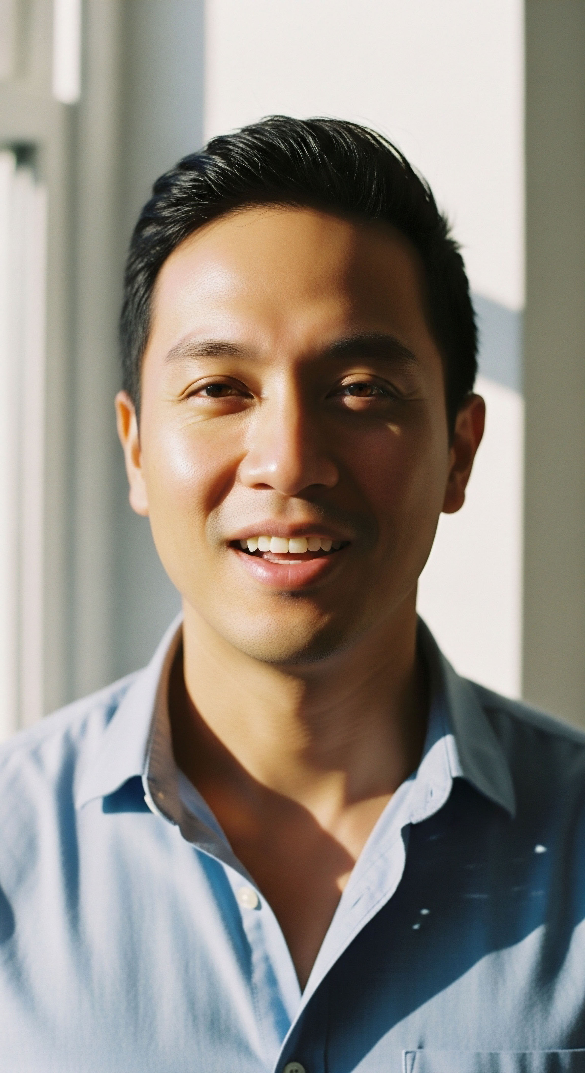 A male subject reflects patient well-being and cellular vitality, evidence of hormone optimization and metabolic regulation. His glow embodies the patient journey toward clinical wellness through personalized care and therapeutic protocols