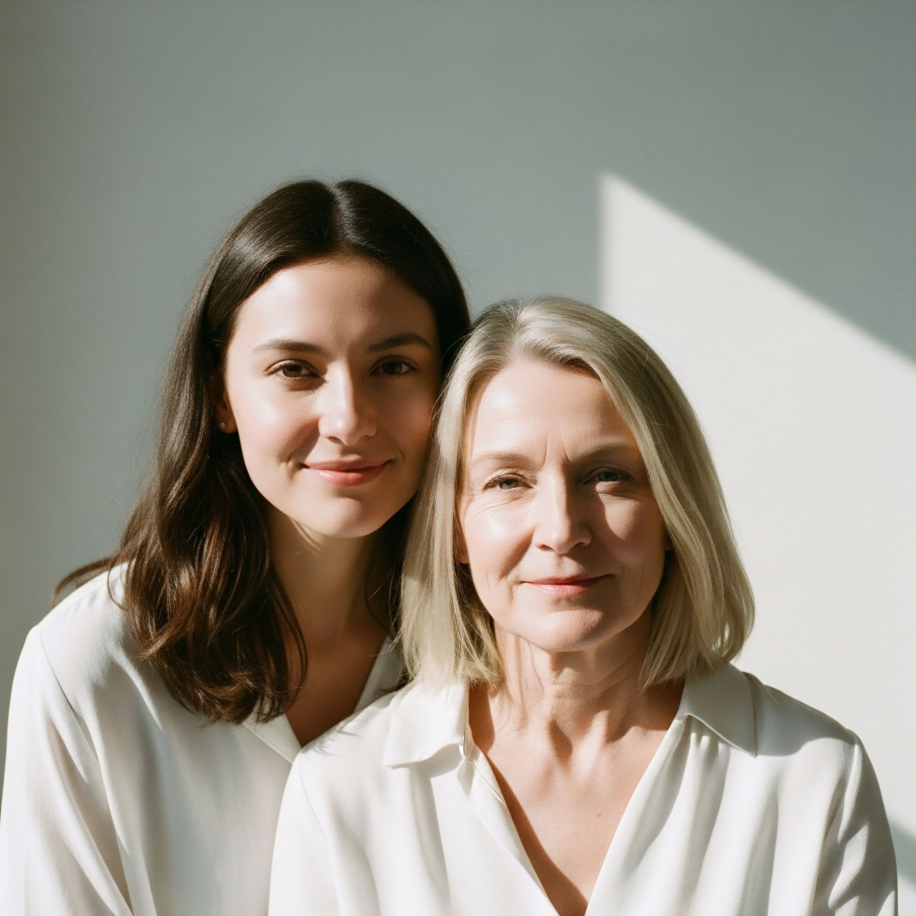 Two women symbolize the patient journey in personalized treatment for optimal endocrine balance. This visualizes successful hormone optimization, cellular function, and clinical wellness, emphasizing longevity protocols and metabolic health