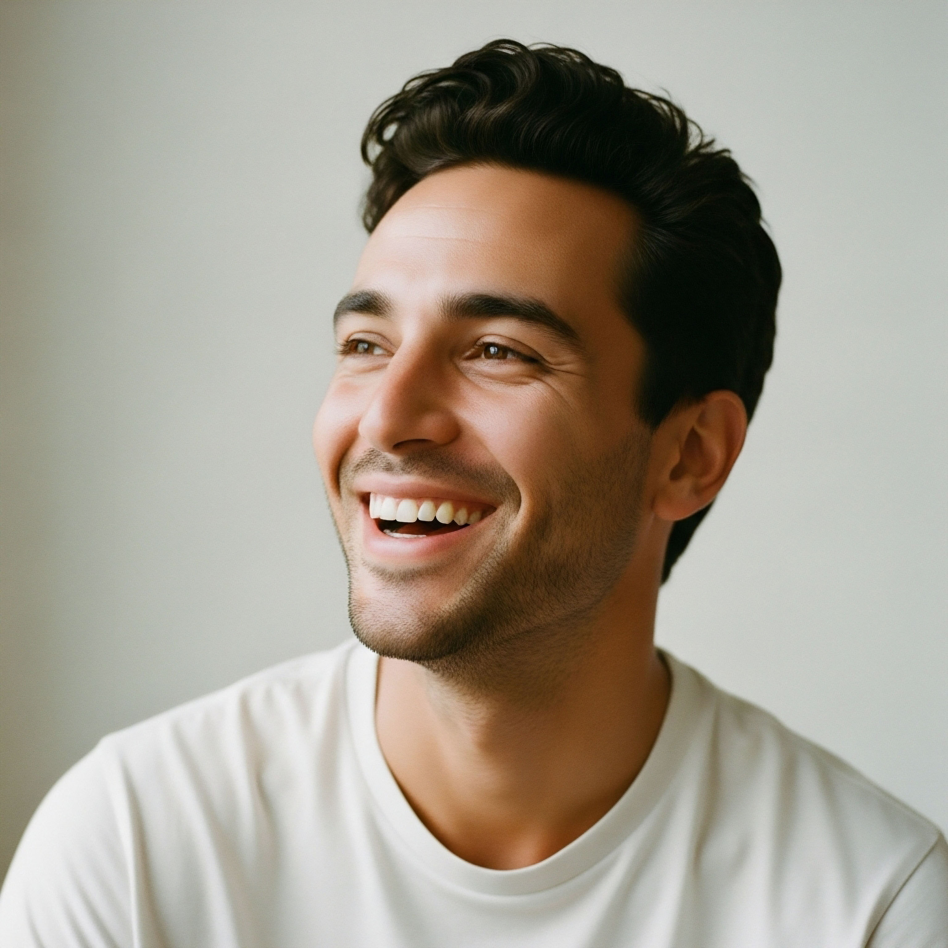 A man exhibits profound vitality and a radiant smile, signifying successful hormone optimization and metabolic health. This illustrates positive therapeutic outcomes from a personalized medicine approach, enhancing cellular function and overall physiological well-being